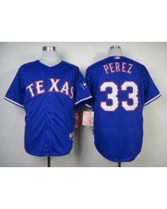Rangers #33 Martin Perez Blue Cool Base Stitched MLB MLB Jersey