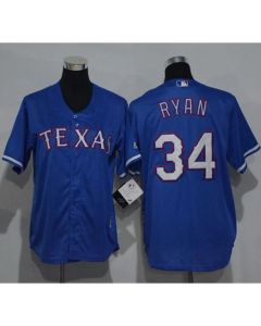 Rangers #34 Nolan Ryan Blue Cool Base Stitched Youth MLB Jersey