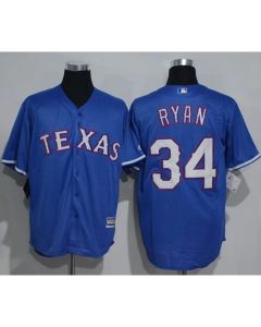 Rangers #34 Nolan Ryan Blue New Cool Base Stitched MLB Jersey