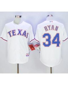 Rangers #34 Nolan Ryan White Cool Base Stitched MLB Jersey