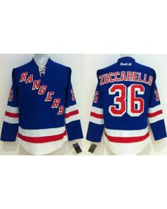 Rangers #36 Mats Zuccarello Blue Women's Home Stitched NHL Jersey