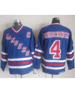 Rangers #4 Ron Greschner Blue CCM Heroes Of Hockey Alumni Stitched NHL Jersey