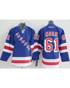 Rangers #61 Rick Nash Blue Home Youth Stitched NHL Jersey