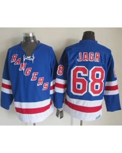 Rangers #68 Jaromir Jagr Light Blue CCM Throwback Stitched NHL Jersey