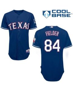 Rangers #84 Prince Fielder Blue Cool Base Stitched MLB Jersey