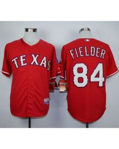 Rangers #84 Prince Fielder Red Cool Base Stitched MLB Jersey
