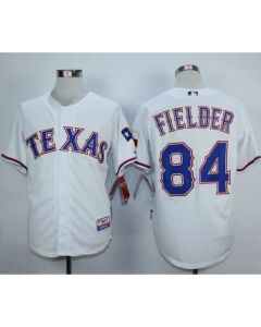 Rangers #84 Prince Fielder White Cool Base Stitched MLB Jersey