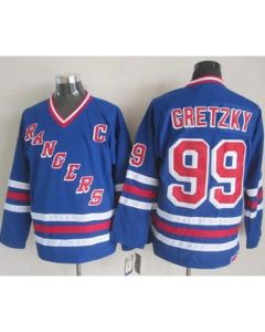 Rangers #99 Wayne Gretzky Blue CCM Heroes of Hockey Alumni Stitched NHL Jersey