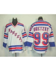 Rangers #99 Wayne Gretzky White CCM Road Stitched NHL Jersey