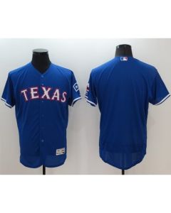 Rangers Blank Blue Flexbase Authentic Collection Stitched MLB Jersey