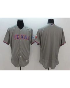 Rangers Blank Grey Flexbase Authentic Collection Stitched MLB Jersey