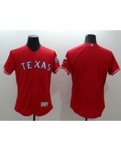 Rangers Blank Red Flexbase Authentic Collection Stitched MLB Jersey