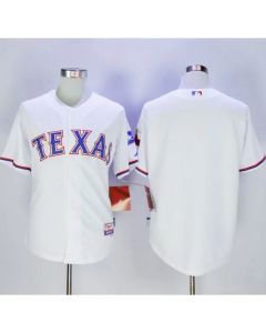 Rangers Blank White Cool Base Stitched MLB Jersey
