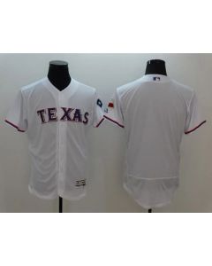 Rangers Blank White Flexbase Authentic Collection Stitched MLB Jersey