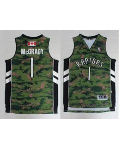 Raptors #1 Tracy Mcgrady Camo Pride Stitched NBA Jersey