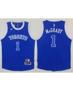 Raptors #1 Tracy Mcgrady Light Blue Throwback Stitched NBA Jersey