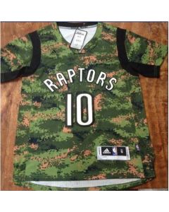 Raptors #10 DeMar DeRozan Camo Pride Stitched NBA Jersey