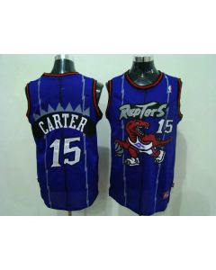 Raptors #15 Vince Carter Blue Swingman Stitched NBA Jersey