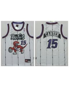 Raptors #15 Vince Carter White Throwback Youth Stitched NBA Jersey
