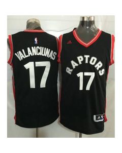 Raptors #17 Jonas Valanciunas Black Stitched NBA Jersey