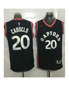 Raptors #20 Bruno Caboclo Black Stitched NBA Jersey