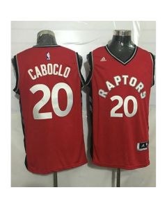 Raptors #20 Bruno Caboclo Red Stitched NBA Jersey