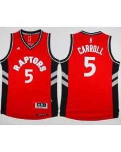 Raptors #5 DeMarre Carroll Red Stitched NBA Jersey