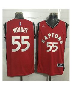 Raptors #55 Delon Wright Red Stitched NBA Jersey