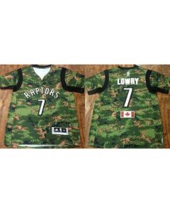 Raptors #7 Kyle Lowry Camo Pride Stitched NBA Jersey
