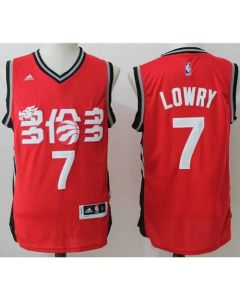 Raptors #7 Kyle Lowry Red Slate Chinese New Year Stitched NBA Jersey