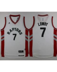 Raptors #7 Kyle Lowry White Stitched NBA Jersey