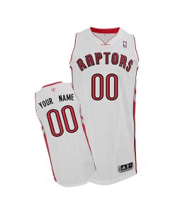 Raptors Personalized Authentic White NBA Jersey