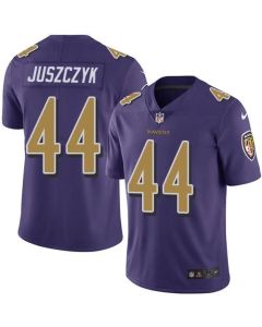 Ravens #44 Kyle Juszczyk Purple Men's Stitched NFL Limited Rush Jersey