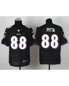 Ravens #88 Dennis Pitta Black Alternate Men's Stitched NFL Elite Jersey