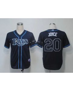 Rays #20 Matt Joyce Dark Blue Cool Base Stitched MLB Jersey