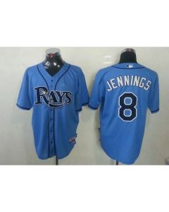 Rays #8 Desmond Jennings Light Blue Cool Base Stitched MLB Jersey