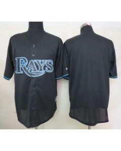 Rays Blank Black Fashion Stitched MLB Jersey