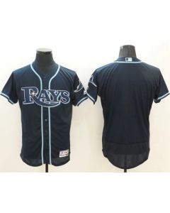 Rays Blank Dark Blue Flexbase Authentic Collection Stitched MLB Jersey
