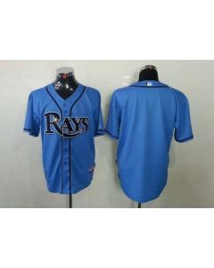 Rays Blank Light Blue Cool Base Stitched MLB Jersey