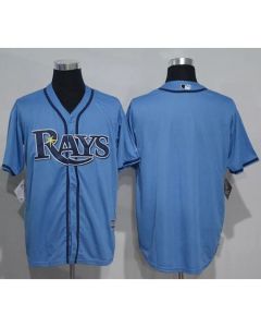 Rays Blank Light Blue New Cool Base Stitched MLB Jersey