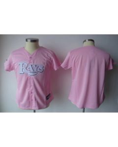 Rays Blank Pink Lady Fashion Stitched MLB Jersey