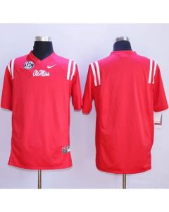 Rebels Blank Red Stitched NCAA Jersey