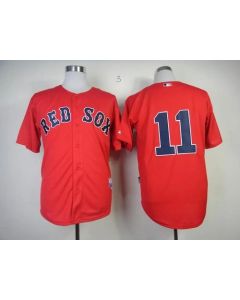 Red Sox #11 Clay Buchholz Red Cool Base Stitched MLB Jersey