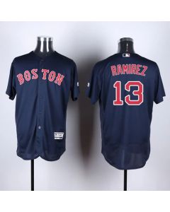 Red Sox #13 Hanley Ramirez Navy Blue Flexbase Authentic Collection Stitched MLB Jersey