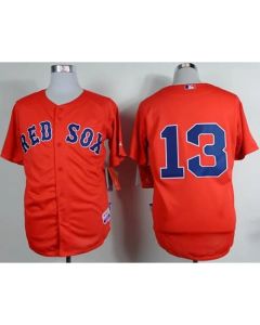 Red Sox #13 Hanley Ramirez Red Cool Base Stitched MLB Jersey
