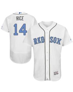 Red Sox #14 Jim Rice White Flexbase Authentic Collection 2016 Father's Day Stitched MLB Jersey