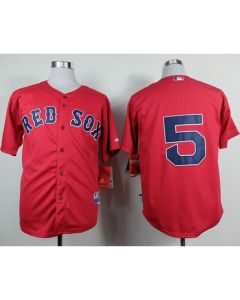 Red Sox #5 Allen Craig Red Cool Base Stitched MLB Jersey