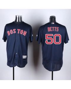 Red Sox #50 Mookie Betts Navy Blue Flexbase Authentic Collection Stitched MLB Jersey