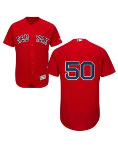 Red Sox #50 Mookie Betts Red Flexbase Authentic Collection Stitched MLB Jersey