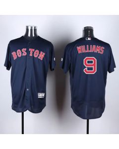 Red Sox #9 Ted Williams Navy Blue Flexbase Authentic Collection Stitched MLB Jersey